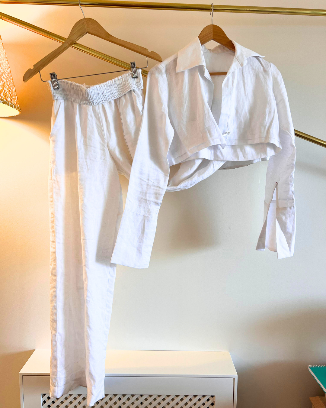 PANTALÓN LINO BLANCO