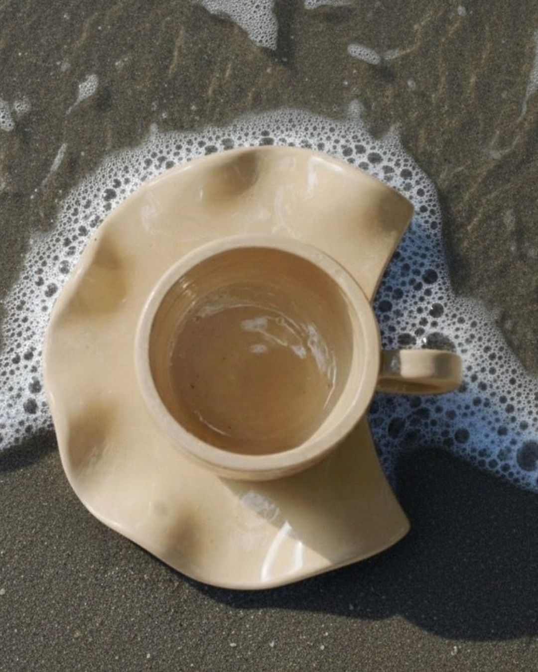 TAZA Y PLATO MEDIA LUNA